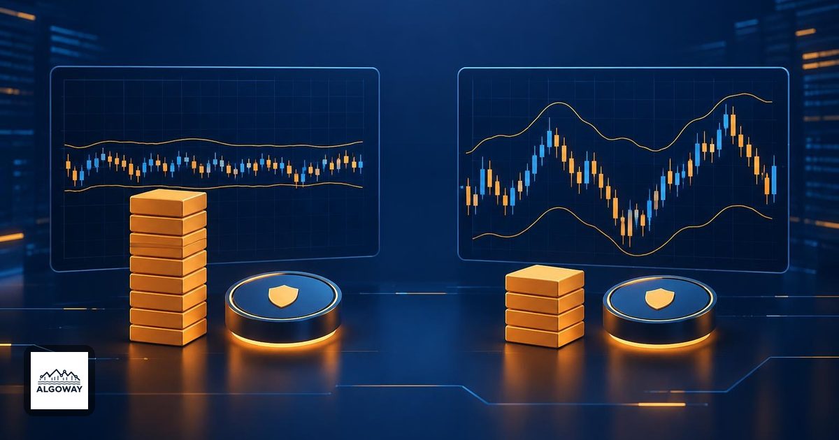 Two volatility ranges paired with different position sizes and equal risk budgets