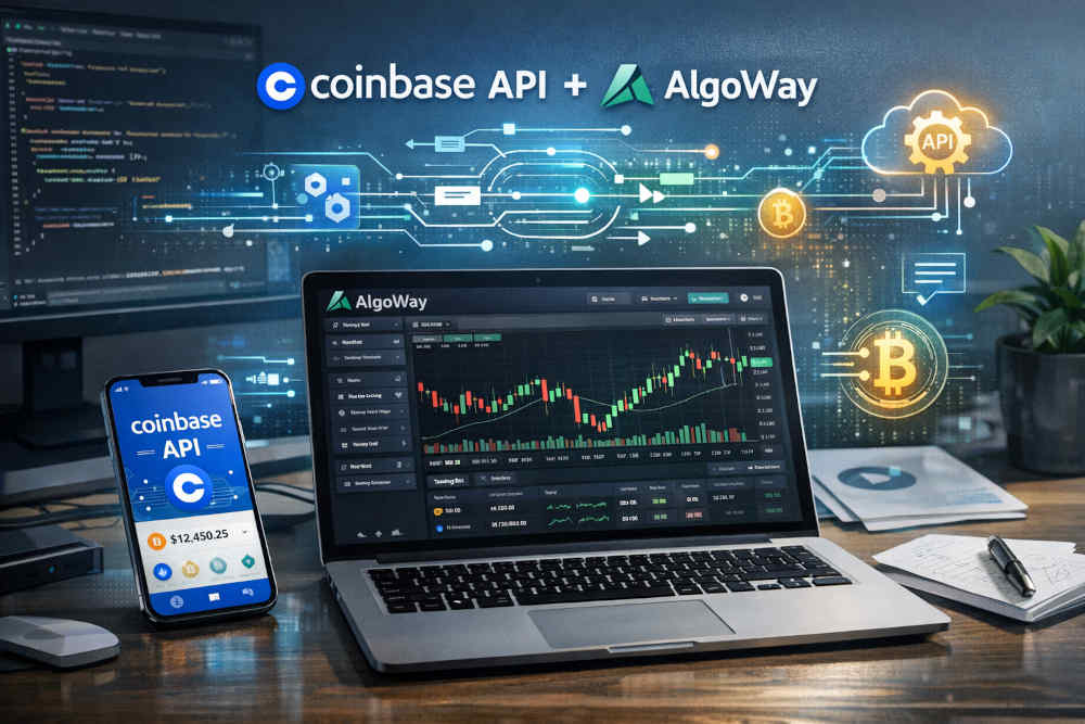 How to connect Coinbase API to AlgoWay