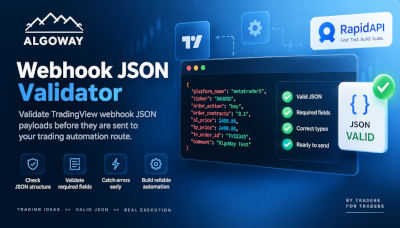 AlgoWay Webhook JSON Validator on RapidAPI