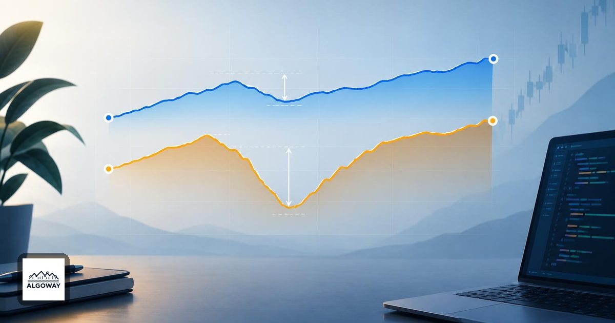 Two balance paths with matching endpoints and different drawdown depths