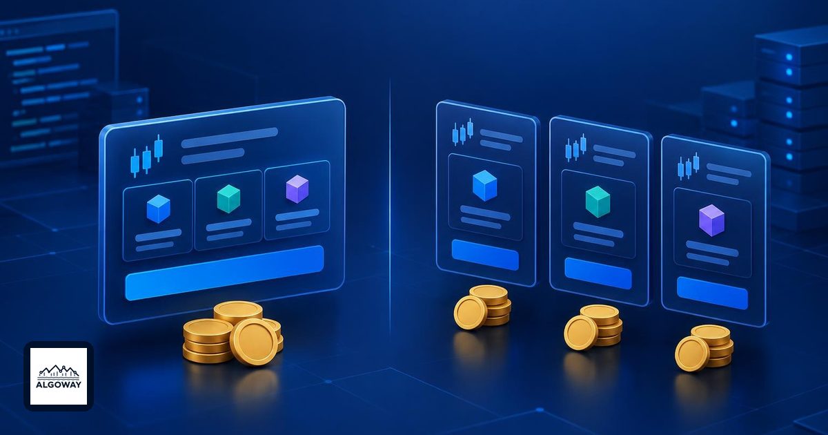 Order tickets and contract blocks illustrating different commission units